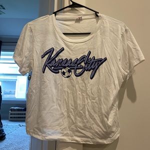 Kansas City soccer shirt.